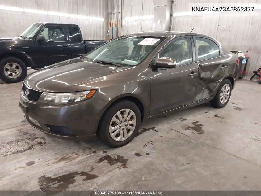 2010 Kia Forte Ex VIN: KNAFU4A23A5862877 Lot: 40775189