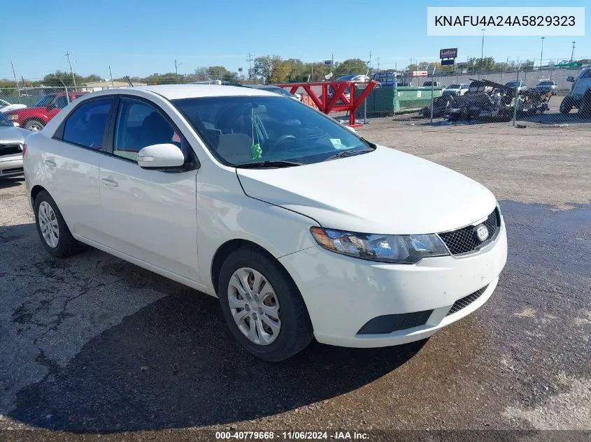 2010 Kia Forte Ex VIN: KNAFU4A24A5829323 Lot: 40779668