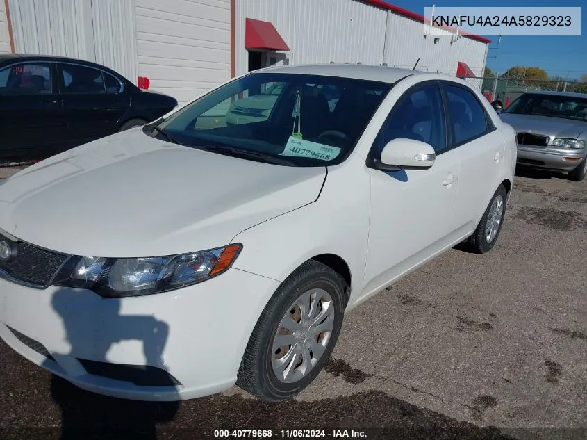 2010 Kia Forte Ex VIN: KNAFU4A24A5829323 Lot: 40779668