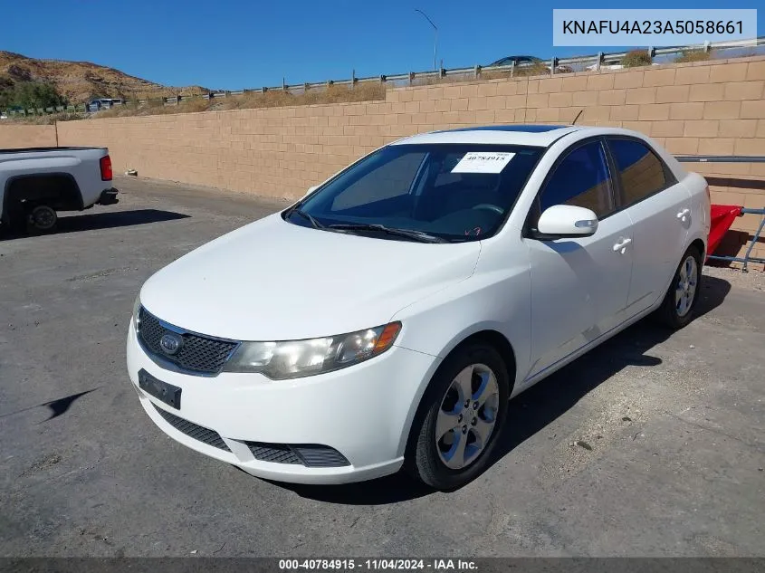 2010 Kia Forte Ex VIN: KNAFU4A23A5058661 Lot: 40784915