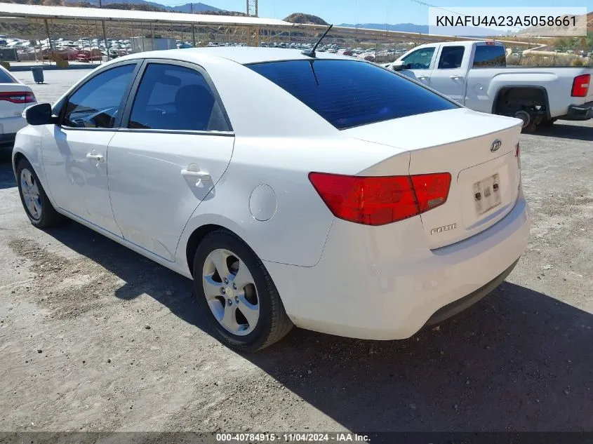 2010 Kia Forte Ex VIN: KNAFU4A23A5058661 Lot: 40784915