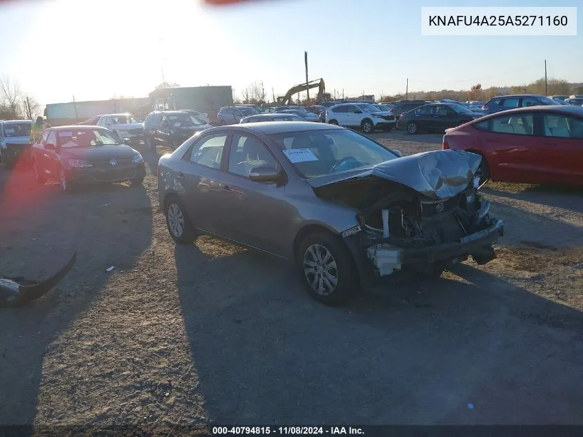 2010 Kia Forte Ex VIN: KNAFU4A25A5271160 Lot: 40794815