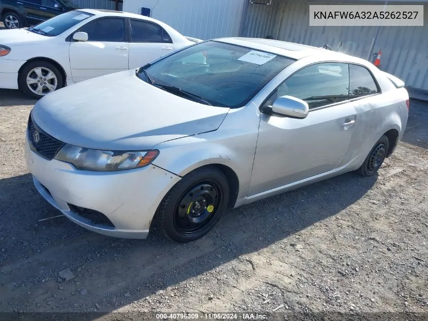 2010 Kia Forte Koup Sx VIN: KNAFW6A32A5262527 Lot: 40796309