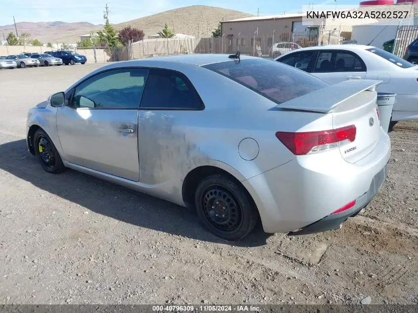 2010 Kia Forte Koup Sx VIN: KNAFW6A32A5262527 Lot: 40796309