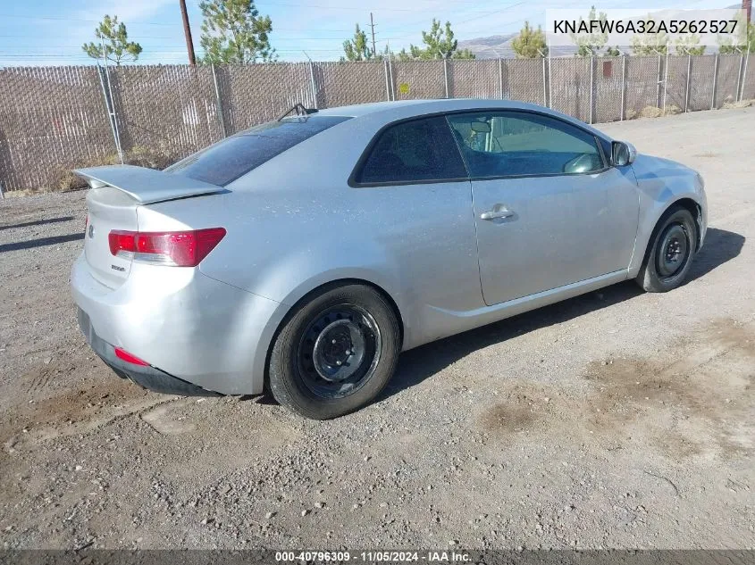 2010 Kia Forte Koup Sx VIN: KNAFW6A32A5262527 Lot: 40796309