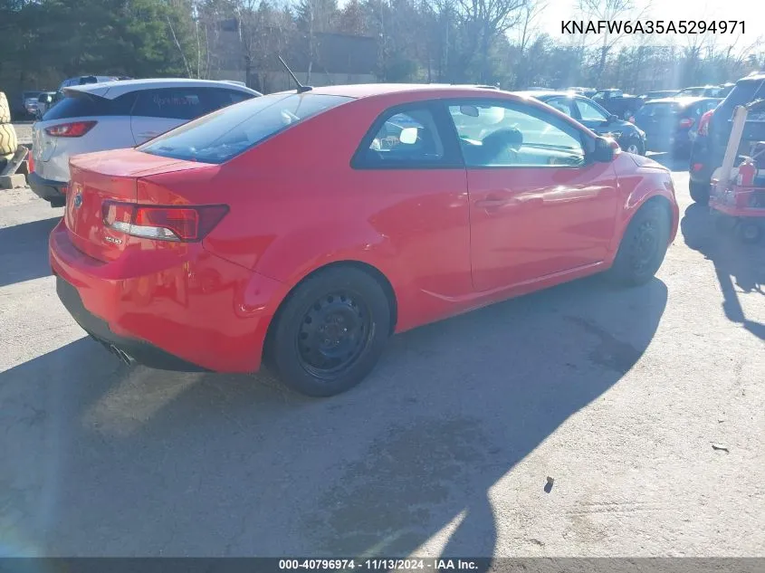 KNAFW6A35A5294971 2010 Kia Forte Koup Sx