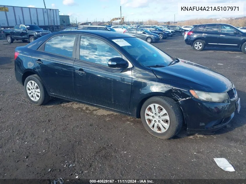 2010 Kia Forte Ex VIN: KNAFU4A21A5107971 Lot: 40829167