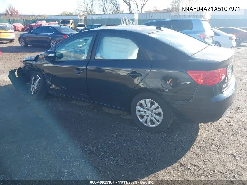 2010 Kia Forte Ex VIN: KNAFU4A21A5107971 Lot: 40829167