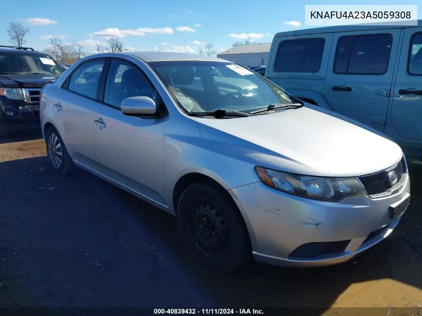 2010 Kia Forte Ex VIN: KNAFU4A23A5059308 Lot: 40839432