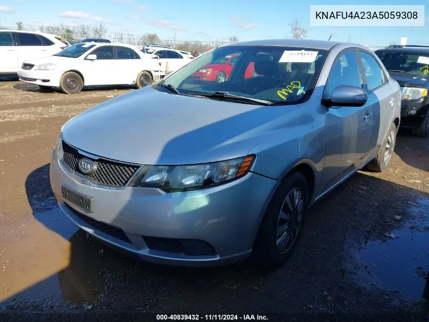 2010 Kia Forte Ex VIN: KNAFU4A23A5059308 Lot: 40839432