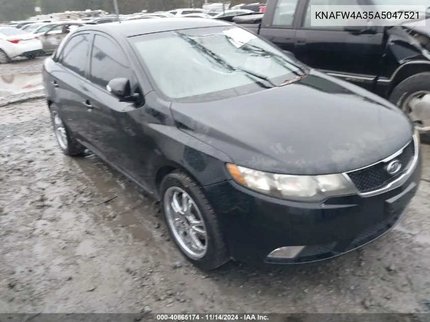 2010 Kia Forte Sx VIN: KNAFW4A35A5047521 Lot: 40865174