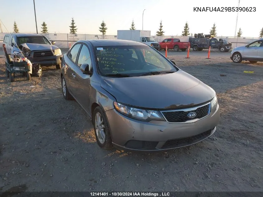 2011 Kia Forte Ex VIN: KNAFU4A29B5390623 Lot: 12141401