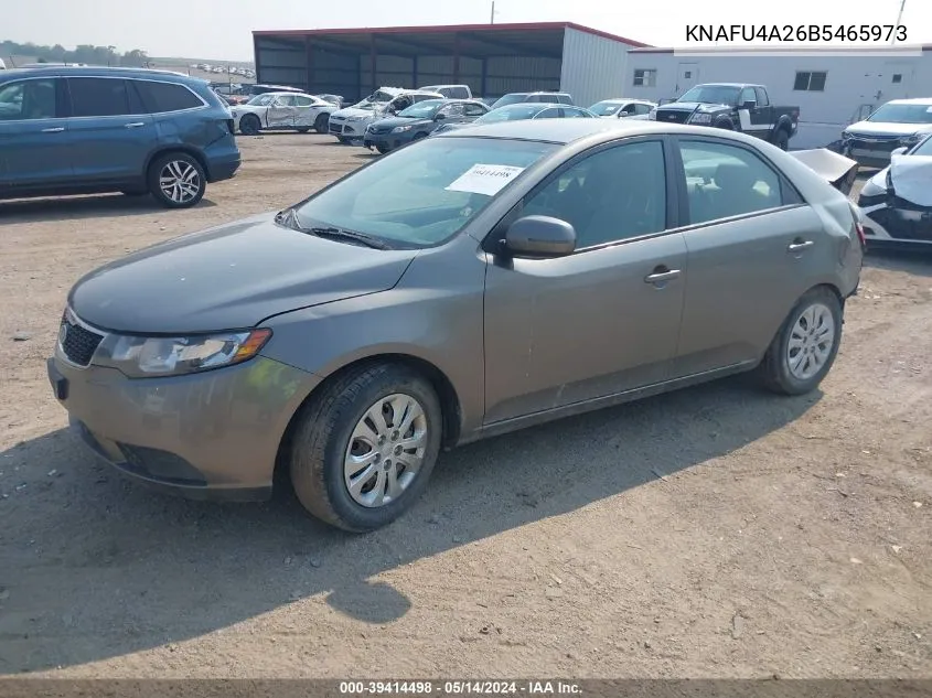 2011 Kia Forte Ex VIN: KNAFU4A26B5465973 Lot: 39414498