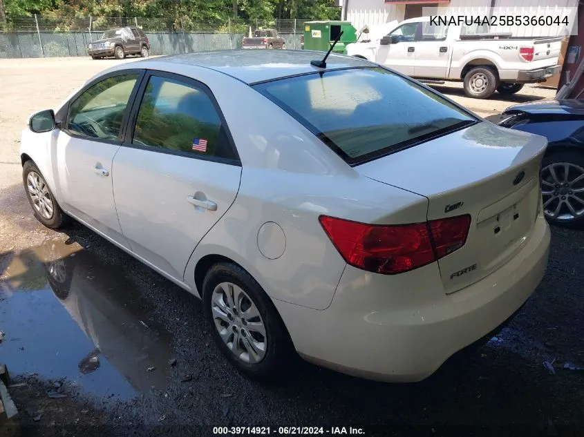 KNAFU4A25B5366044 2011 Kia Forte Ex