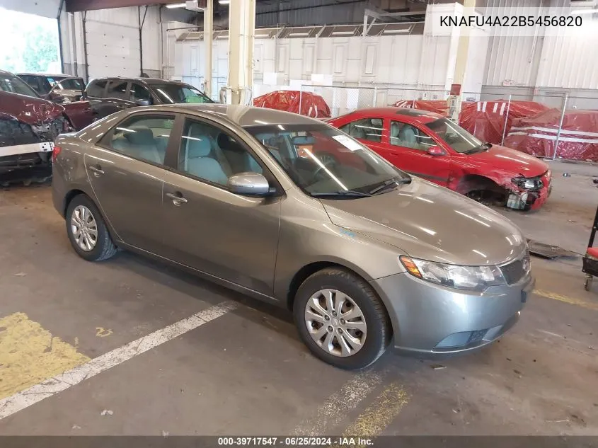 KNAFU4A22B5456820 2011 Kia Forte Ex