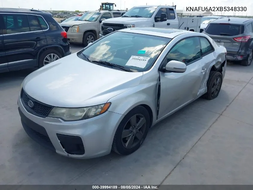 2011 Kia Forte Koup Ex VIN: KNAFU6A2XB5348330 Lot: 39994189