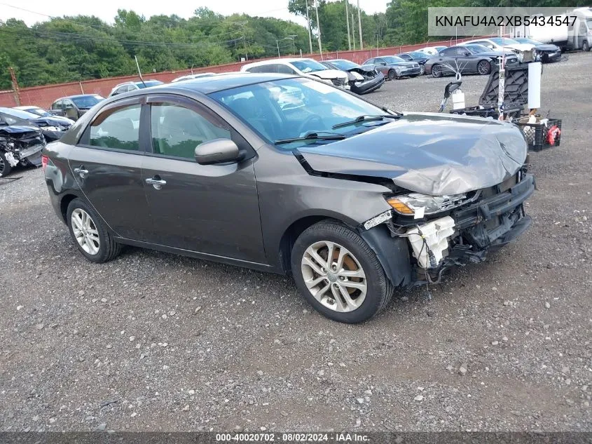 2011 Kia Forte Ex VIN: KNAFU4A2XB5434547 Lot: 40020702