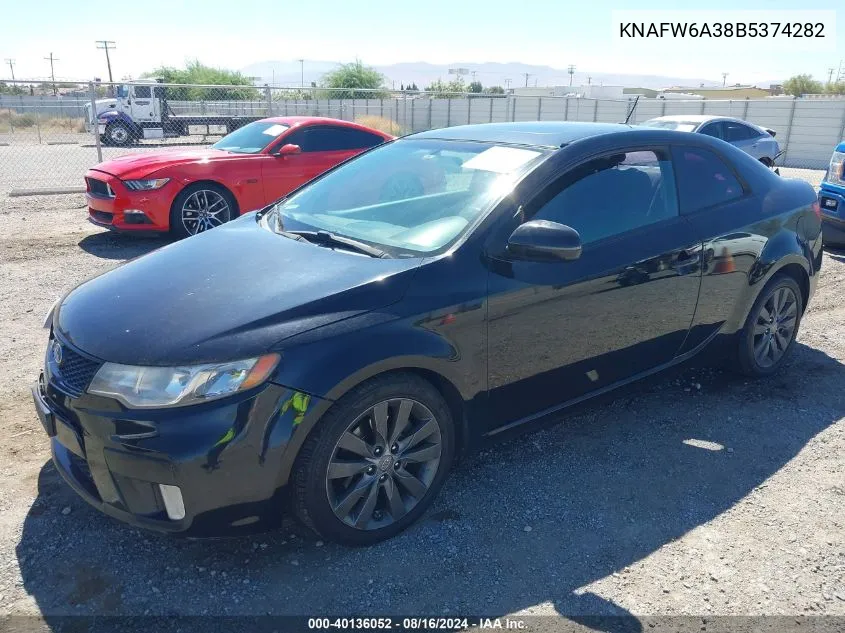 KNAFW6A38B5374282 2011 Kia Forte Koup Sx