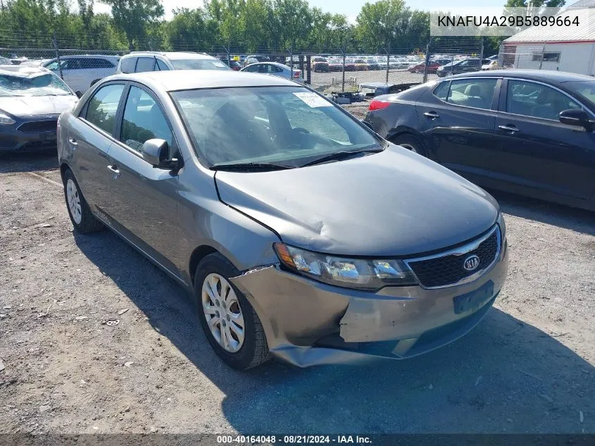 KNAFU4A29B5889664 2011 Kia Forte Ex