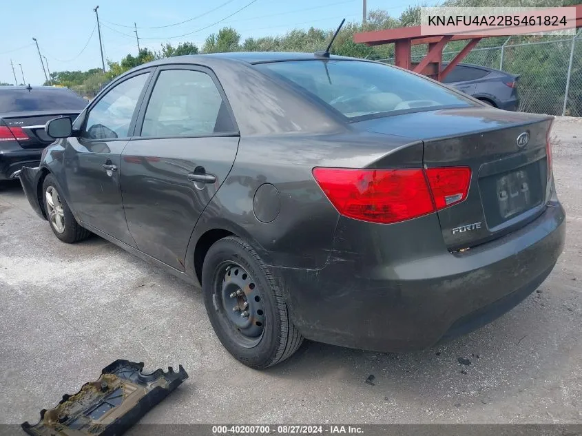 2011 Kia Forte Ex VIN: KNAFU4A22B5461824 Lot: 40200700