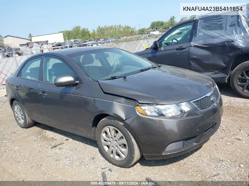 2011 Kia Forte Ex VIN: KNAFU4A23B5411854 Lot: 40289470