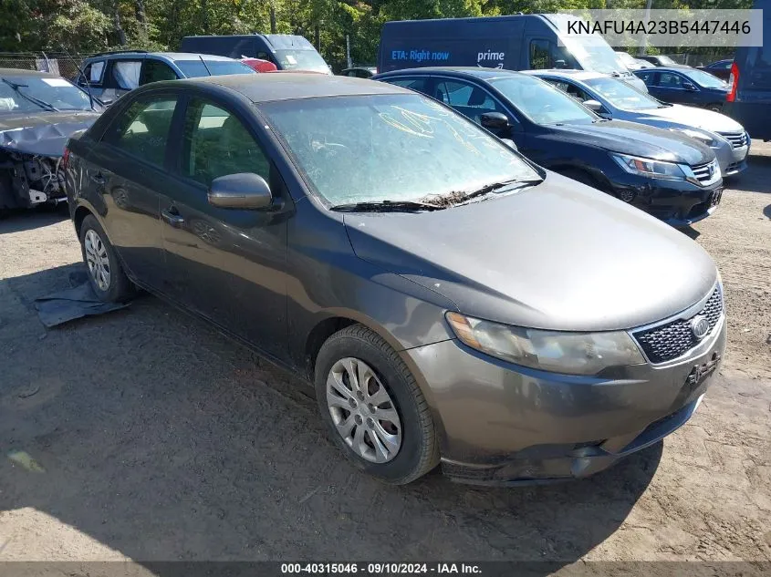 2011 Kia Forte Ex VIN: KNAFU4A23B5447446 Lot: 40315046