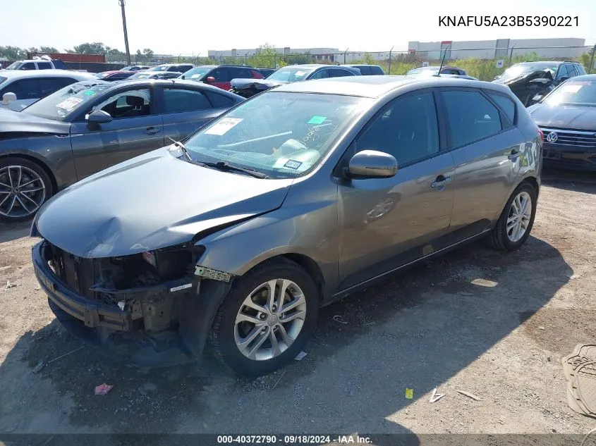 2011 Kia Forte Ex VIN: KNAFU5A23B5390221 Lot: 40372790