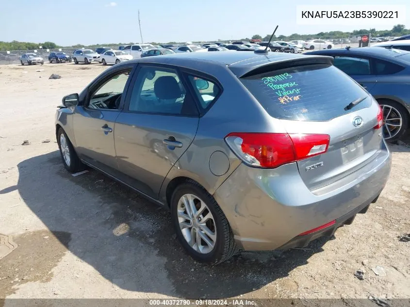 2011 Kia Forte Ex VIN: KNAFU5A23B5390221 Lot: 40372790