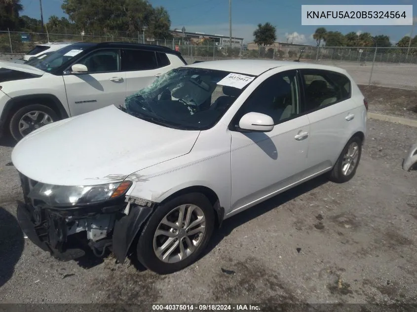 KNAFU5A20B5324564 2011 Kia Forte Ex