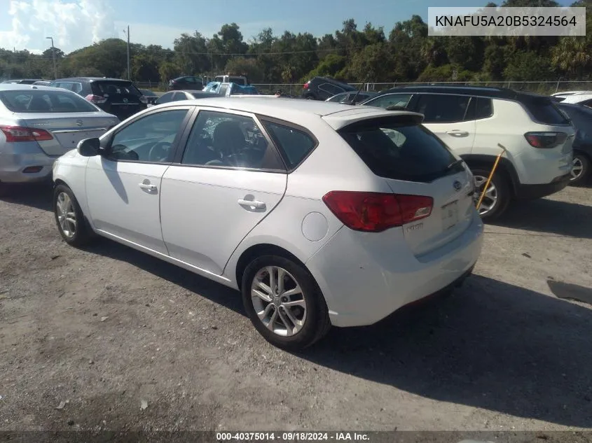 2011 Kia Forte Ex VIN: KNAFU5A20B5324564 Lot: 40375014