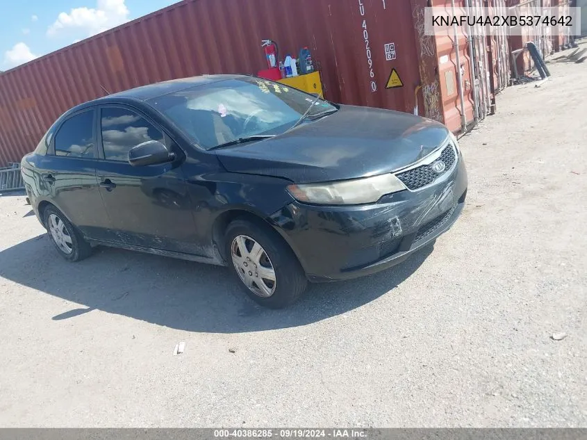 KNAFU4A2XB5374642 2011 Kia Forte Ex