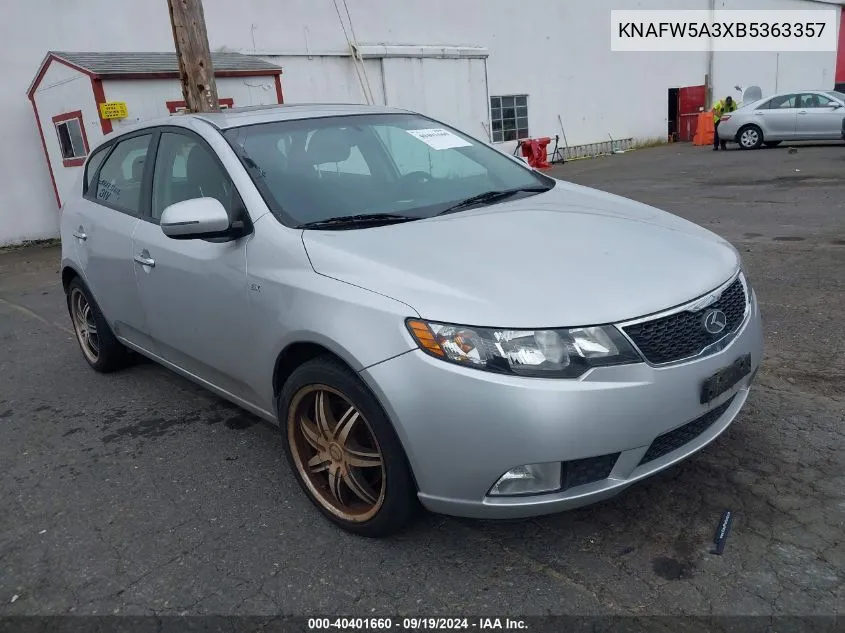 2011 Kia Forte Sx VIN: KNAFW5A3XB5363357 Lot: 40401660