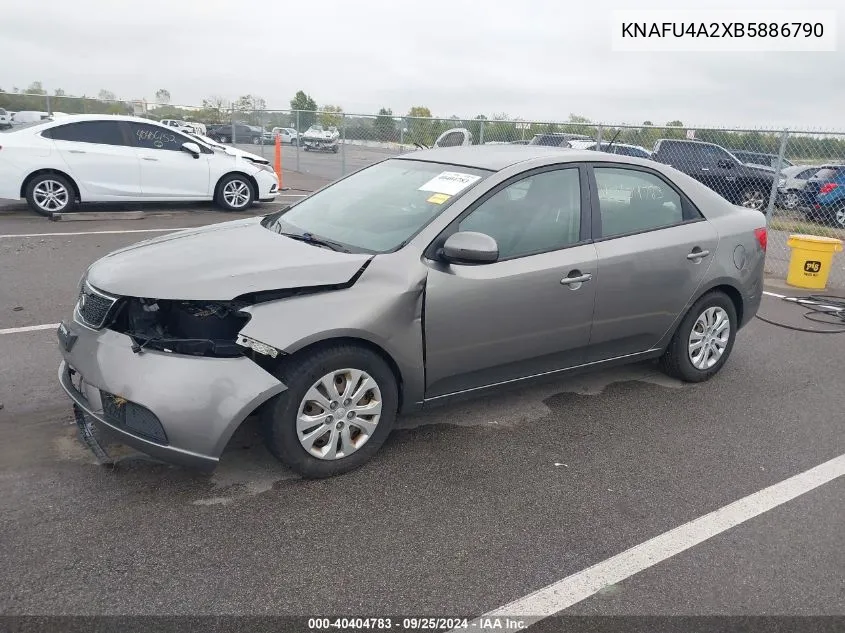 KNAFU4A2XB5886790 2011 Kia Forte Ex