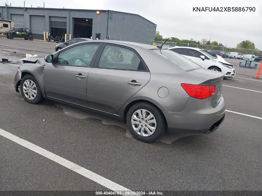 KNAFU4A2XB5886790 2011 Kia Forte Ex