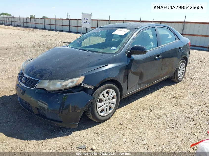 2011 Kia Forte Ex VIN: KNAFU4A29B5425659 Lot: 40411918