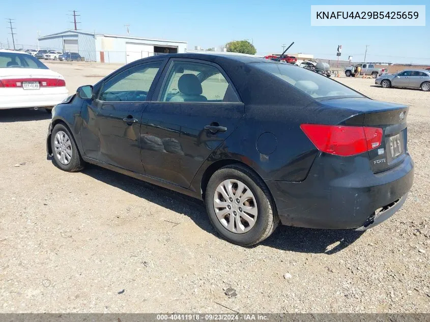 KNAFU4A29B5425659 2011 Kia Forte Ex