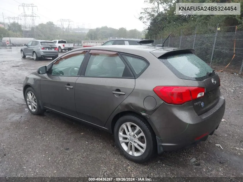 2011 Kia Forte Ex VIN: KNAFU5A24B5324454 Lot: 40436267