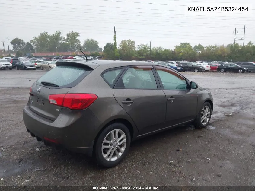 2011 Kia Forte Ex VIN: KNAFU5A24B5324454 Lot: 40436267