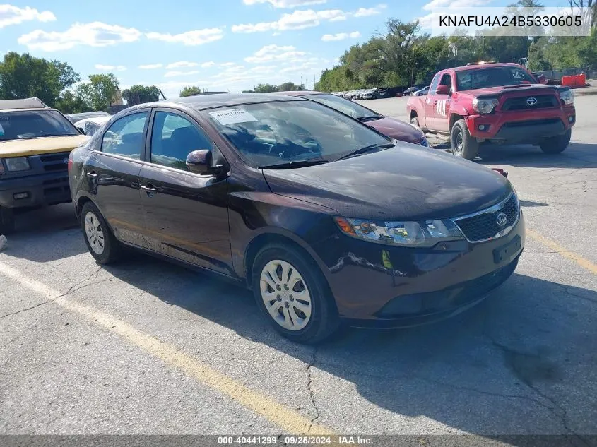 2011 Kia Forte Ex VIN: KNAFU4A24B5330605 Lot: 40441299