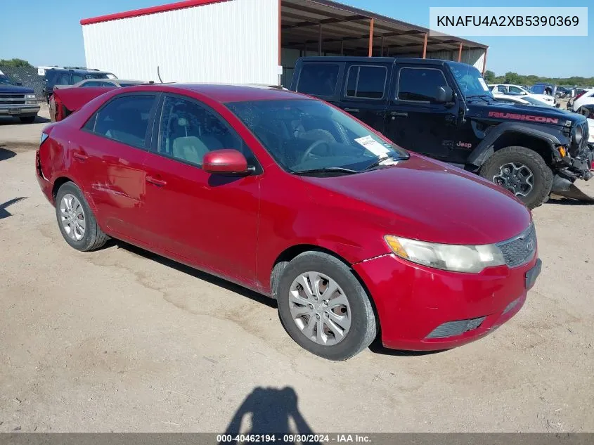 KNAFU4A2XB5390369 2011 Kia Forte Ex