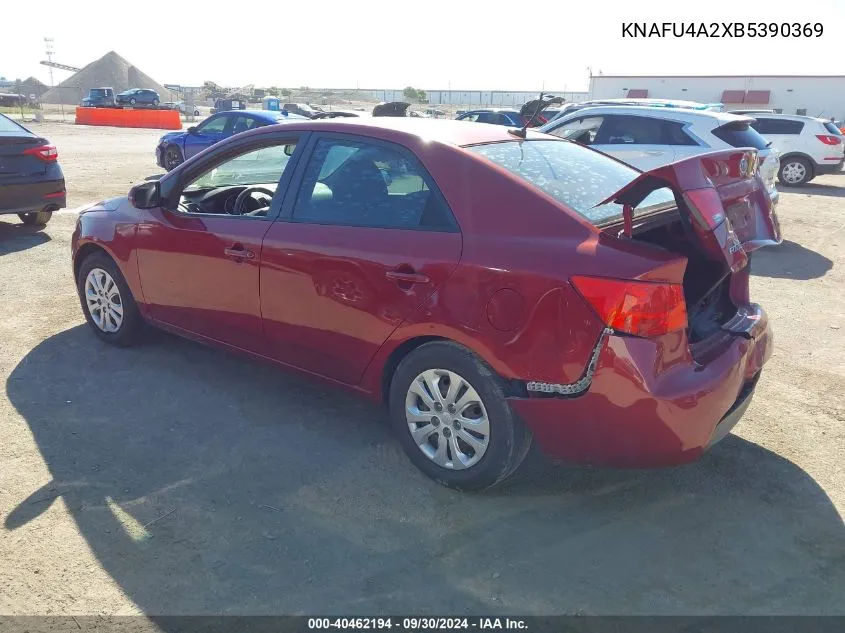 KNAFU4A2XB5390369 2011 Kia Forte Ex