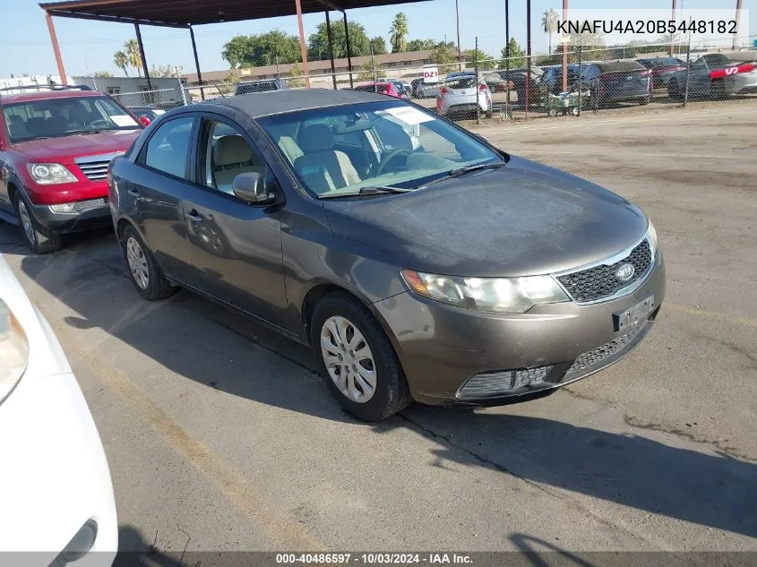 2011 Kia Forte Ex VIN: KNAFU4A20B5448182 Lot: 40486597