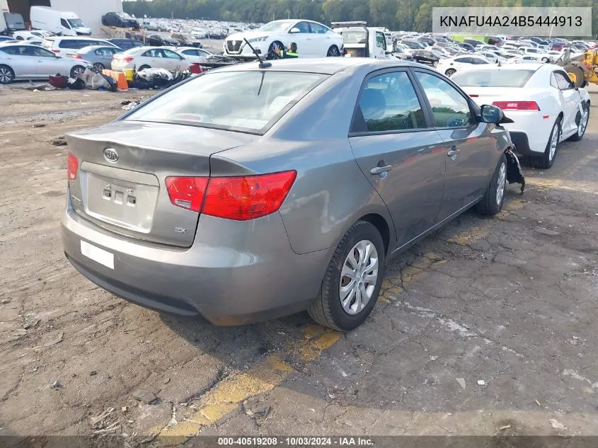 2011 Kia Forte Ex VIN: KNAFU4A24B5444913 Lot: 40519208