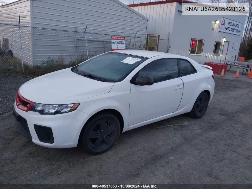 2011 Kia Forte Koup Ex VIN: KNAFU6A26B5428126 Lot: 40537853