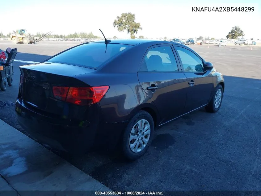 2011 Kia Forte Ex VIN: KNAFU4A2XB5448299 Lot: 40553604