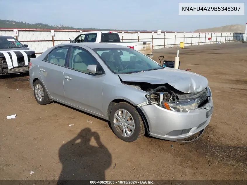 2011 Kia Forte Ex VIN: KNAFU4A29B5348307 Lot: 40620283