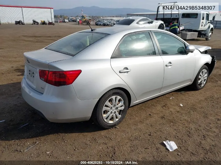 2011 Kia Forte Ex VIN: KNAFU4A29B5348307 Lot: 40620283