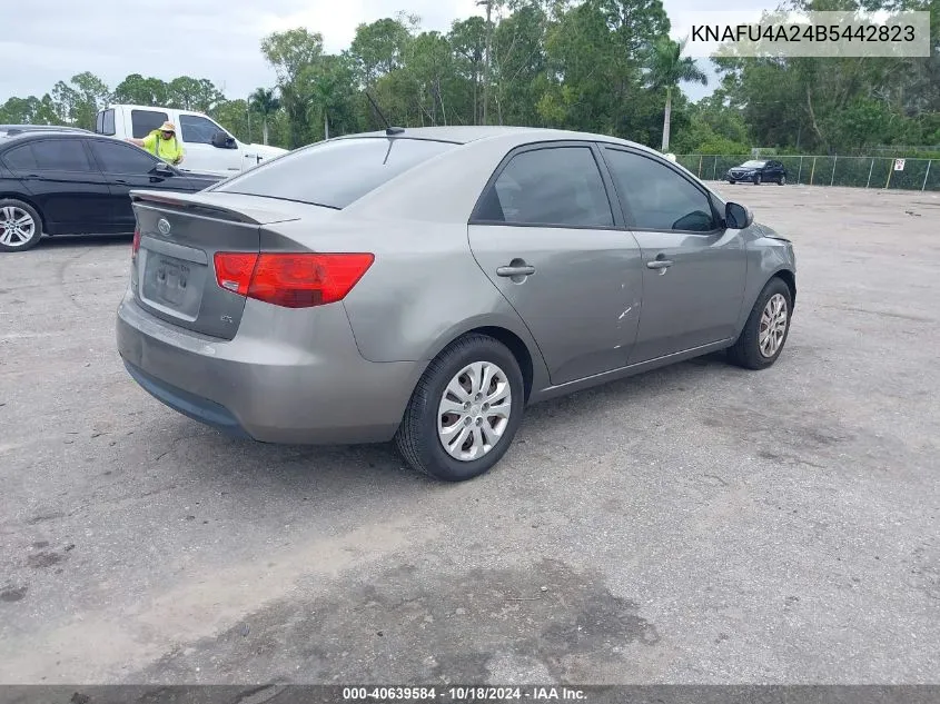 2011 Kia Forte Ex VIN: KNAFU4A24B5442823 Lot: 40639584