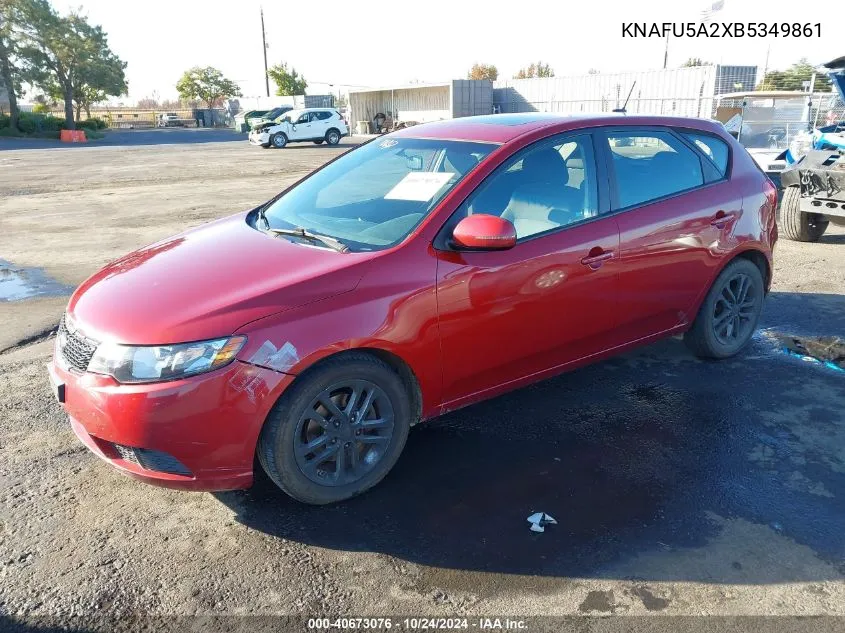 2011 Kia Forte Ex VIN: KNAFU5A2XB5349861 Lot: 40673076