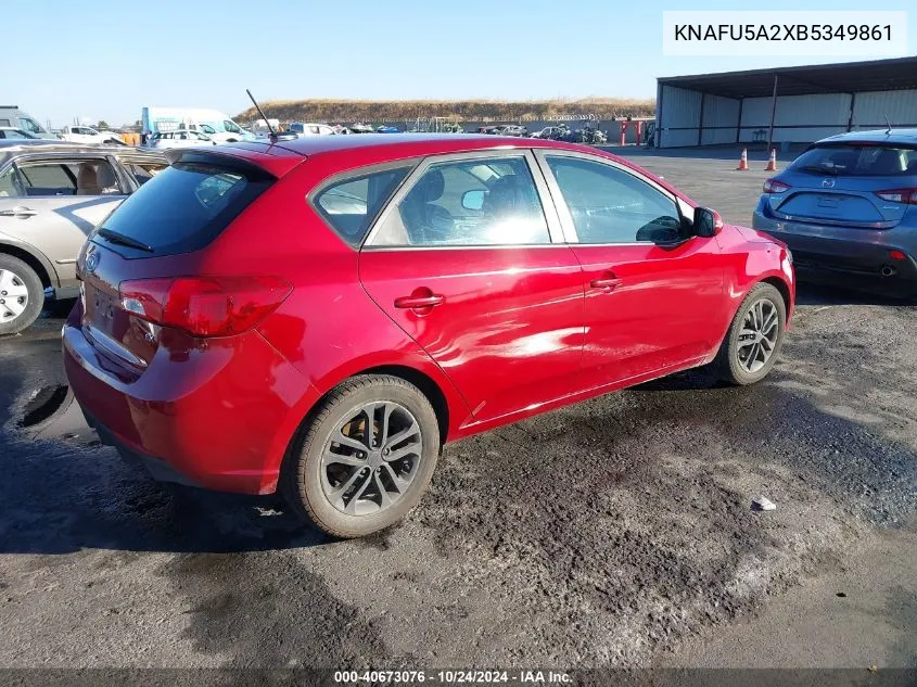 2011 Kia Forte Ex VIN: KNAFU5A2XB5349861 Lot: 40673076